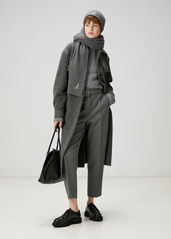 Beymen Club Grey Belted Trousers - 1