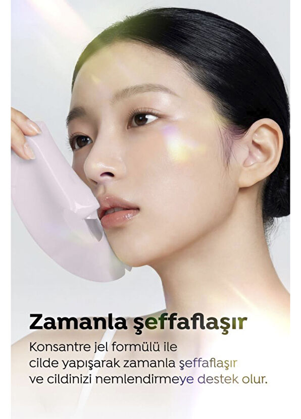 Dermal Seoul Face Gül PDRN Onarıcı Glow Işıltı Veren Eriyen Hidrojel Yüz Maskesi 34 gr - 2