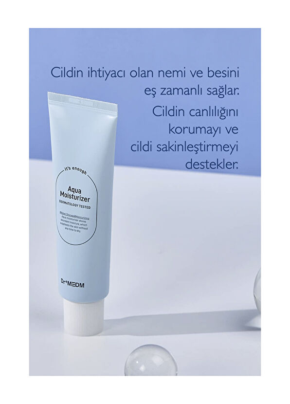 Dermal Dr+MEDM Facial Aqua Water-Based Moisturizing Face Cream for Oily and Combination Skin 50 gr - 4