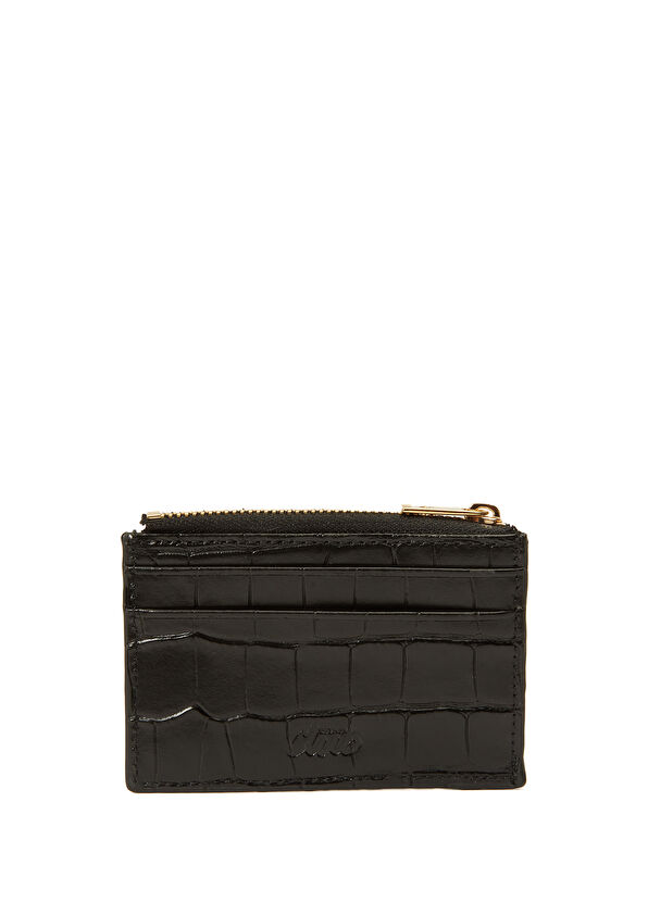Beymen Club Siyah Krokodilli Kadın Deri Kartlık - 2