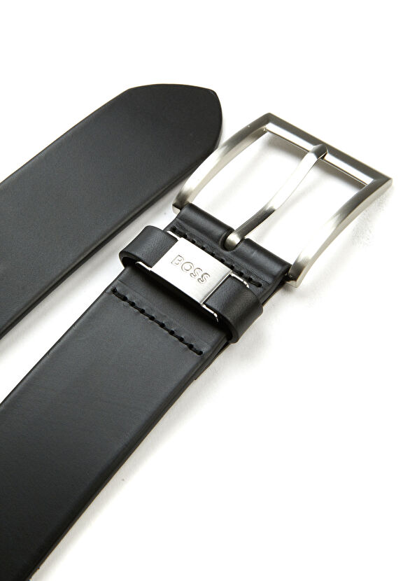 Boss Connio Black Men's Leather Belt - 2