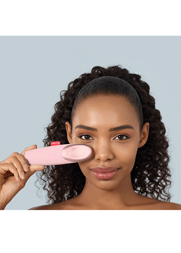 Geske Pink Warm & Cool Eye Energizer 6-in-1 Hot & Cold Under Eye Care Device - 4