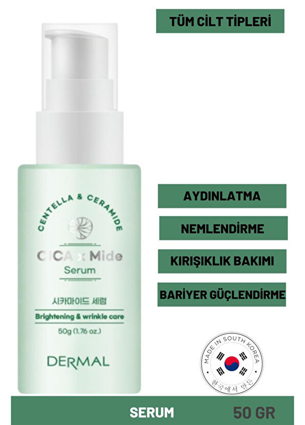 Dermal CICA x Stomach Serum Centella Asiatica and Ceramide Extract Skin Serum 50 ml - 2