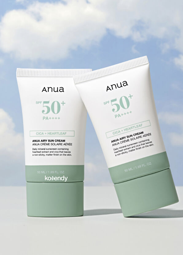 Anua Airy Sun Cream SPF50+ PA++++ Centella Ve Mugwort Özlü Toz Karşıtı Güneş Kremi 50 ml - 2