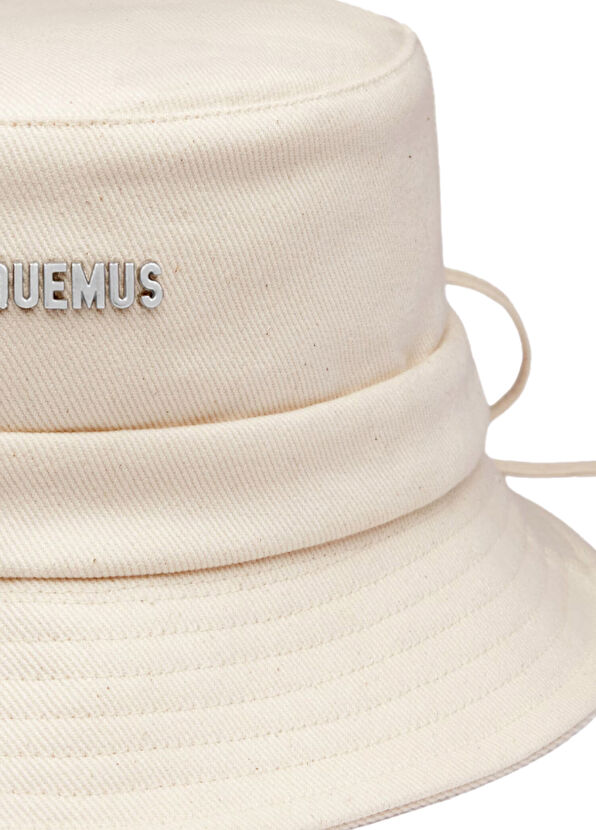 The Gadjo Kırık Beyaz Kadın Bucket Şapka - Görsel 3