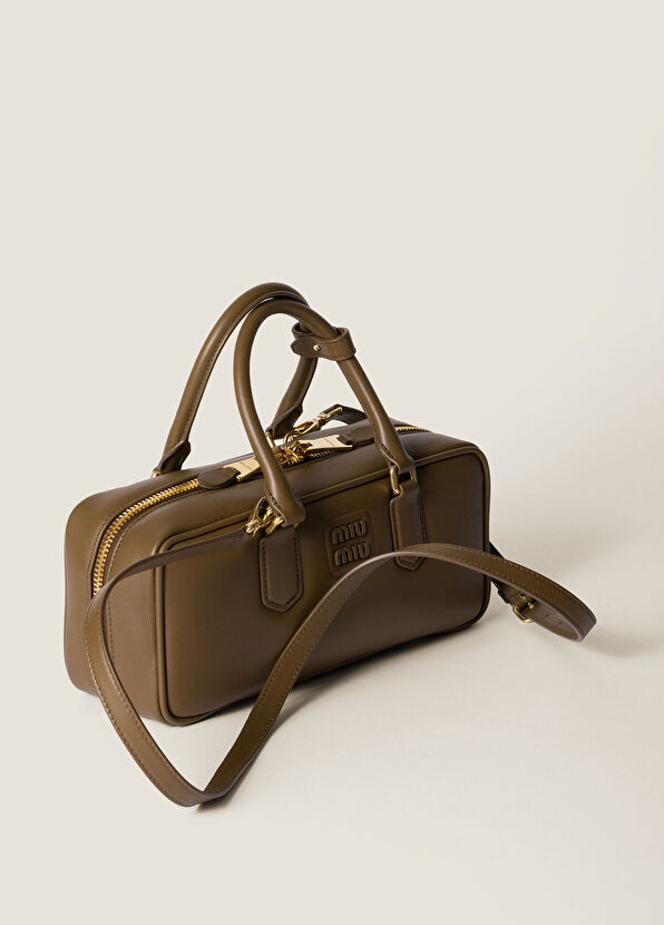 Miu Miu Arcadie Yeşil Deri Kadın El Çantası - 2