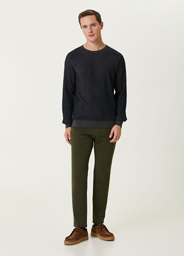 Beymen Club Navy Blue Wool Sweater - 4