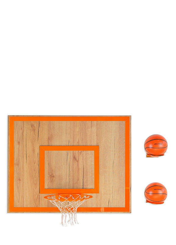 Archtwain Savana Meşe Turuncu Tekli Duvar Potası - 1