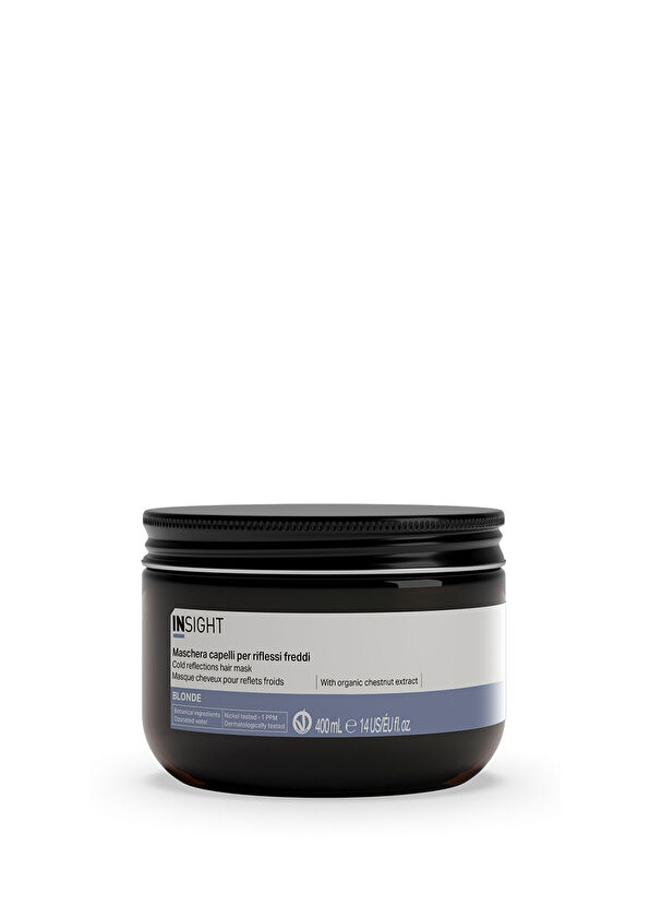 Insight Blonde Cold Reflections Glass Jar Cold Reflection Hair Mask 400 ml - 1