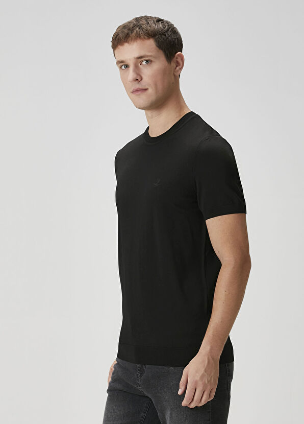 Beymen Club Siyah Kısa Kollu Triko - 2