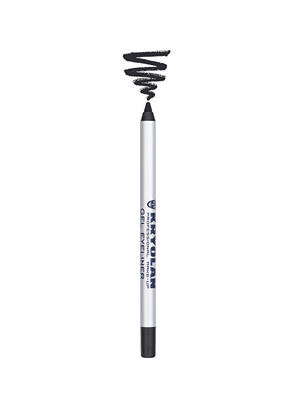 Kryolan Black Suya Dayanıklı Yumuşak Jel Yüzeyli Kalem Eyeliner - 2