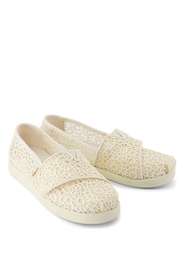 Toms 10022059 Alpargata Classic Moroccan Kroşeli Kız Çocuk Espadril - 4