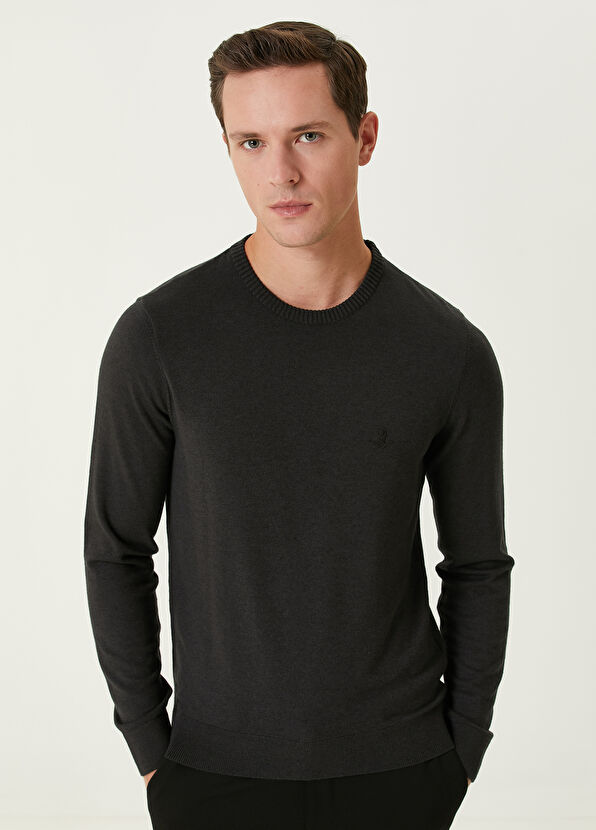 Beymen Club Anthracite Basic Sweater - 2