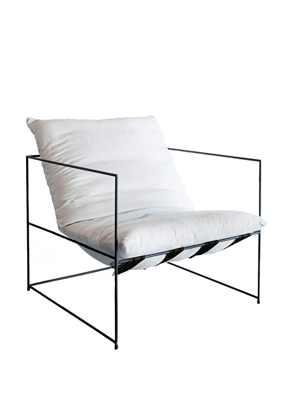 Foqlio Minimal Linen Armchair - 1