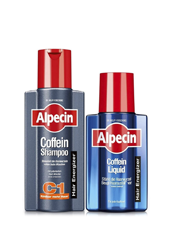 Alpecin Kafein İçeren Dökülme ve Kepek Karşıtı Şampuan 200 ml + Kafein İçeren Dökülme Karşıtı Saç Losyonu 200 ml 2'li Set - 1