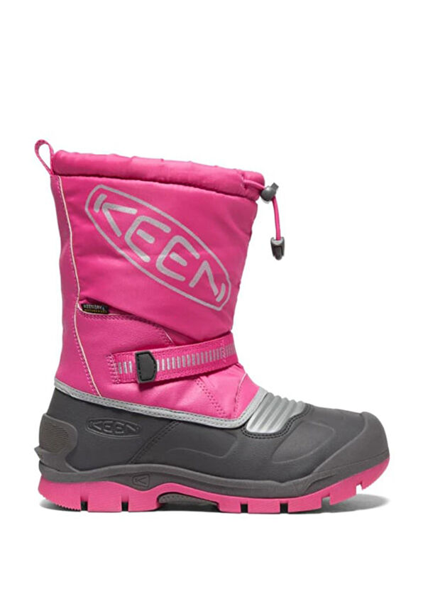 Keen Snow Troll Fuchsia Purple Silver Waterproof Unisex Kids Boots - 1