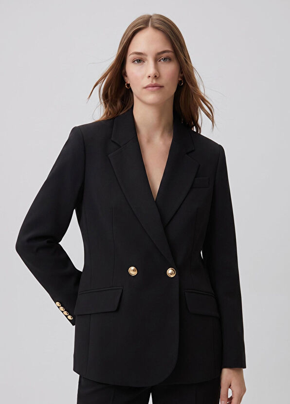 Beymen Club Black Epaulette Blazer - 1