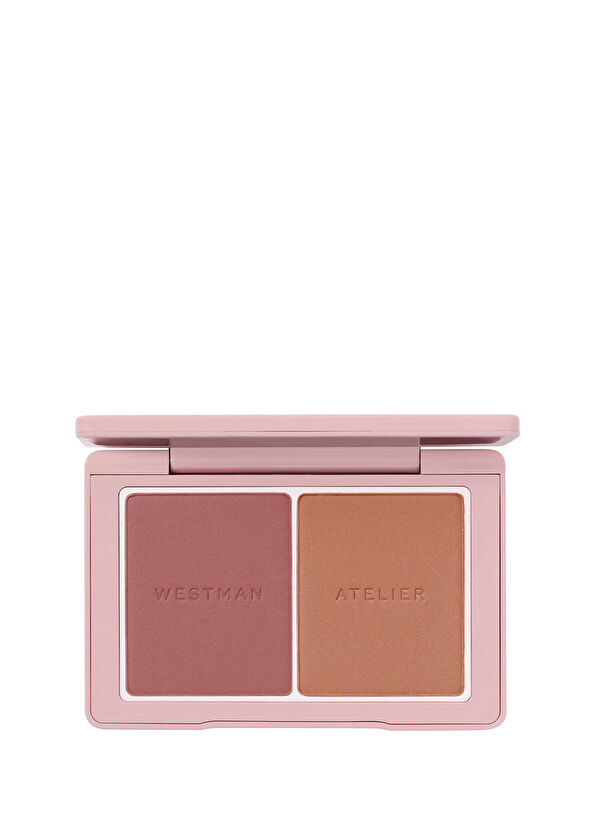Westman Atelier Baby Cheeks Powder Blush Duo - Suede Sable - 1