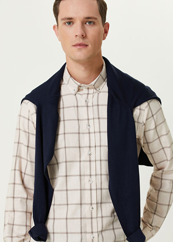 Beymen Club Comfort Fit Ecru Shirt - 2