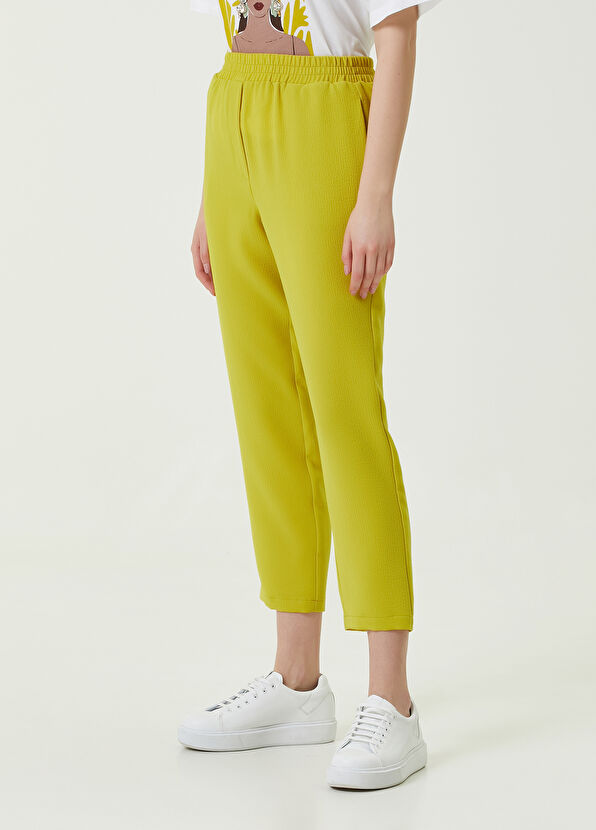 Beymen Club Yeşil Beli Lastikli Pijama Pantolon - 2