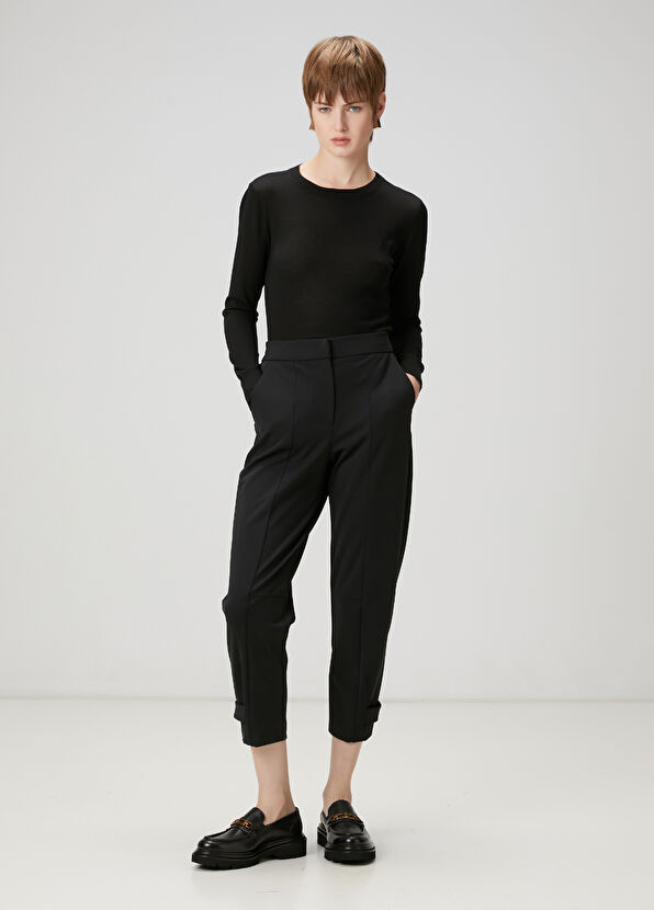 Beymen Club Siyah Yün İnce Basic Kazak - 2