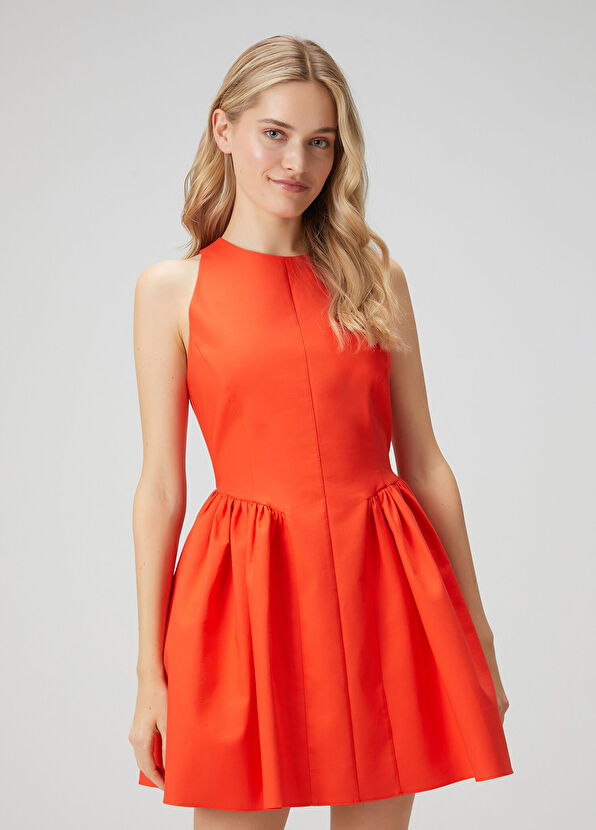 Beymen Club Kırmızı Prenses Kesim Mini Elbise - 2