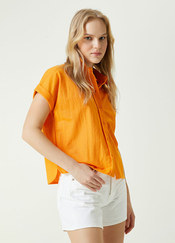 Beymen Club Turuncu Logolu Gömlek - 4