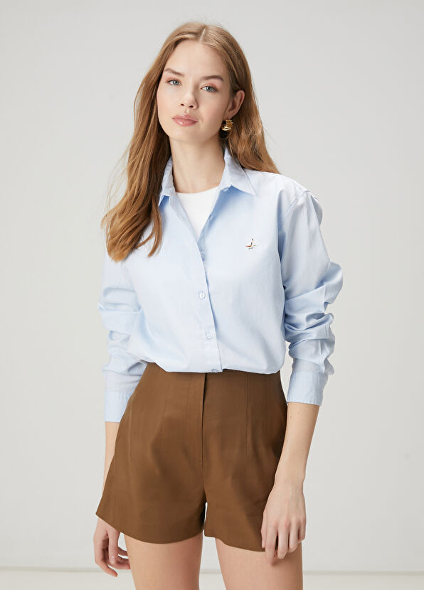 Beymen Club Açık Mavi Oxford Gömlek - 1