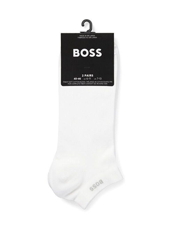 Boss Beyaz Erkek Çorap - 2