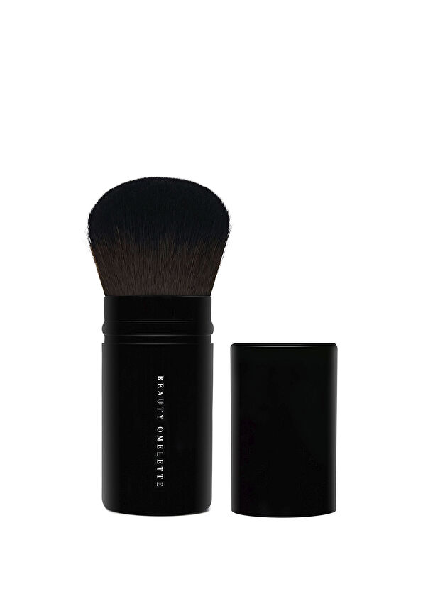 Beauty Omelette Kapaklı Kabuki Makyaj Fırçası - 1