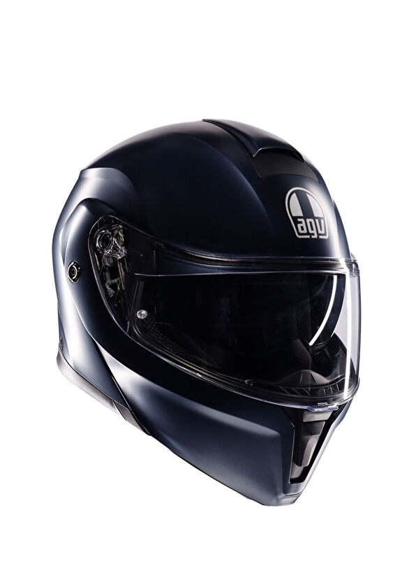 Agv Streetmodular Mono Matt Profondo Blue Çene Açılır Motosiklet Kaskı - 1