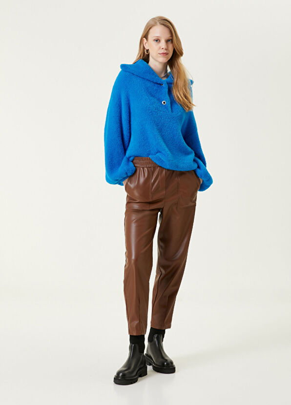 Beymen Club Mavi Tüylü Kazak - 2