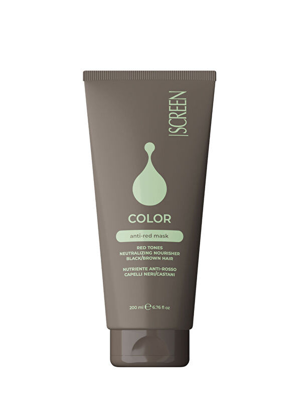 Screen Hair Care Color Anti-Red Anti-Red Anti-Red Mask for Black and Brown Hair 200 ml - 1