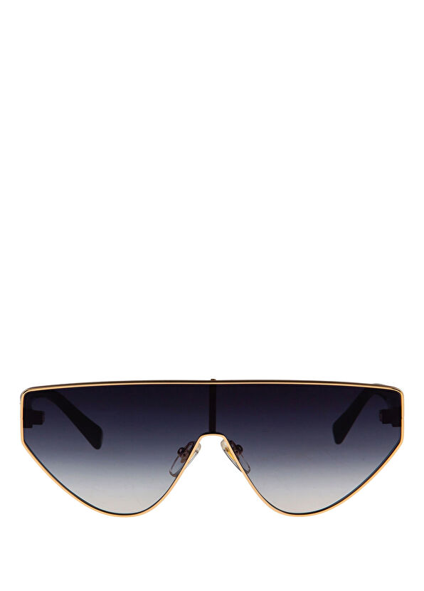 Burcu Esmersoy x Hermossa HM 1596 C 1 Maske Siyah Metal Unisex Güneş Gözlüğü - Görsel 3