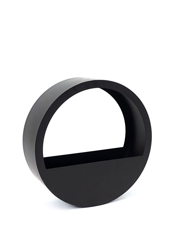 Oobje Circle Black Metal M Planter - 1