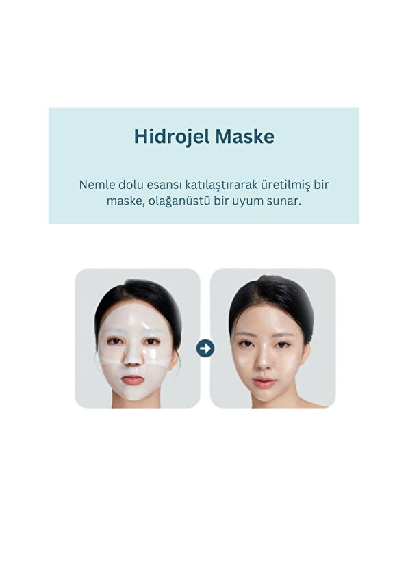 Dermal Seoulface Hyalüronik Asit Hydrojel Şeffaflaşan 2 Adet Eriyen Kağıt Yüz Maskesi 34 gr  - 3