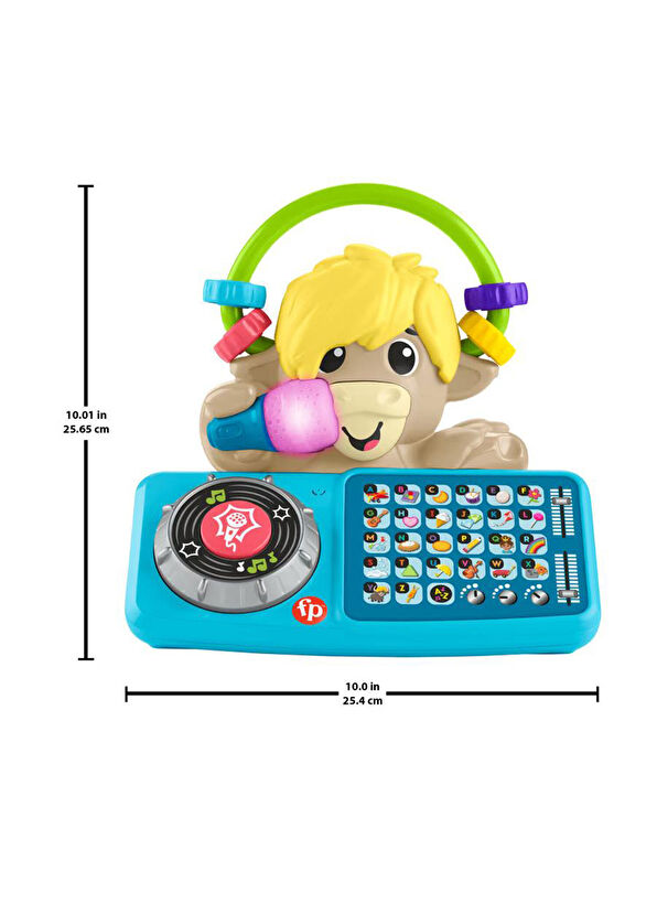 Fisher Price Link Squad İlk Kelimelerim İnek Bebek Aktivite Oyuncağı HYL26 - 2