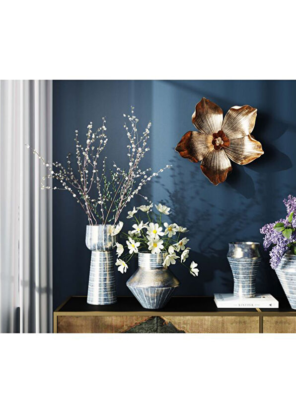 Kare Design Orchid Gold Poliresin Duvar Dekorasyonu - 2