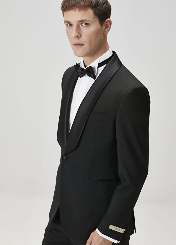 Beymen Collection Black Wool Tuxedo - 2