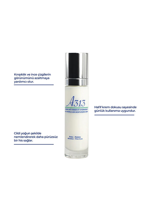A313 The Anti-Wrinkle Moisturizing Cream Anti-Wrinkle Moisturizing Face Cream 50 ml - 2