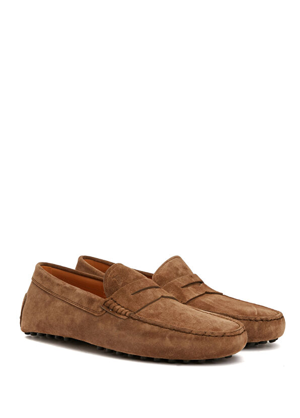 Kahverengi Erkek Süet Driver - Görsel 3