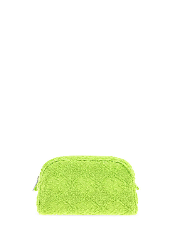 Tory Burch Yeşil Makyaj Çantası - 1
