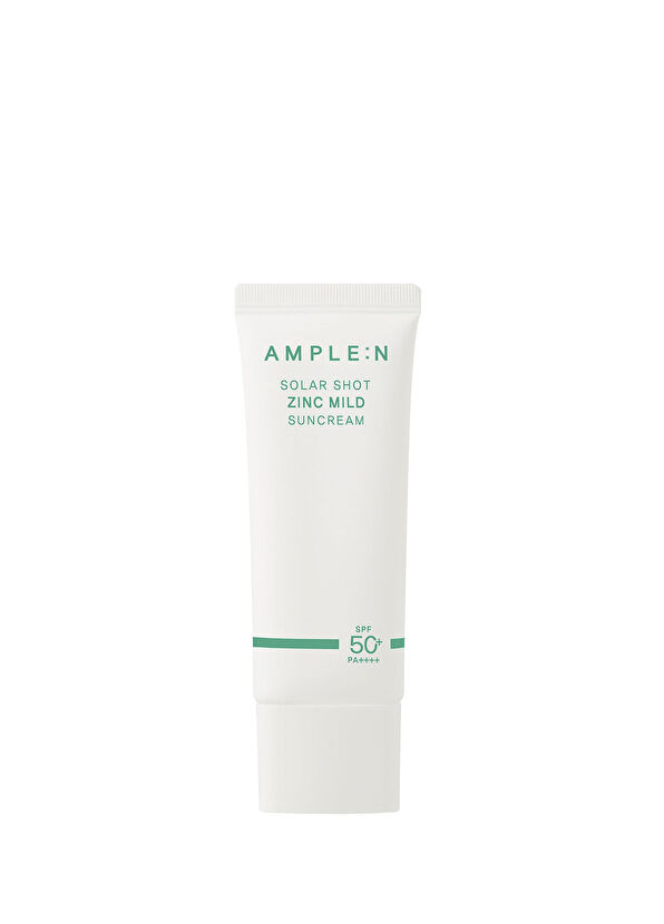 AMPLE:N Solar Shot Zinc Mild Sun Cream SPF50+ Güneş Kremi 40 ml - 1