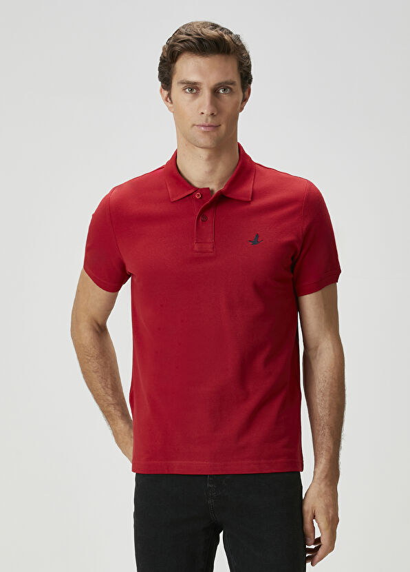 Beymen Club Burgundy Polo T-Shirt - 1