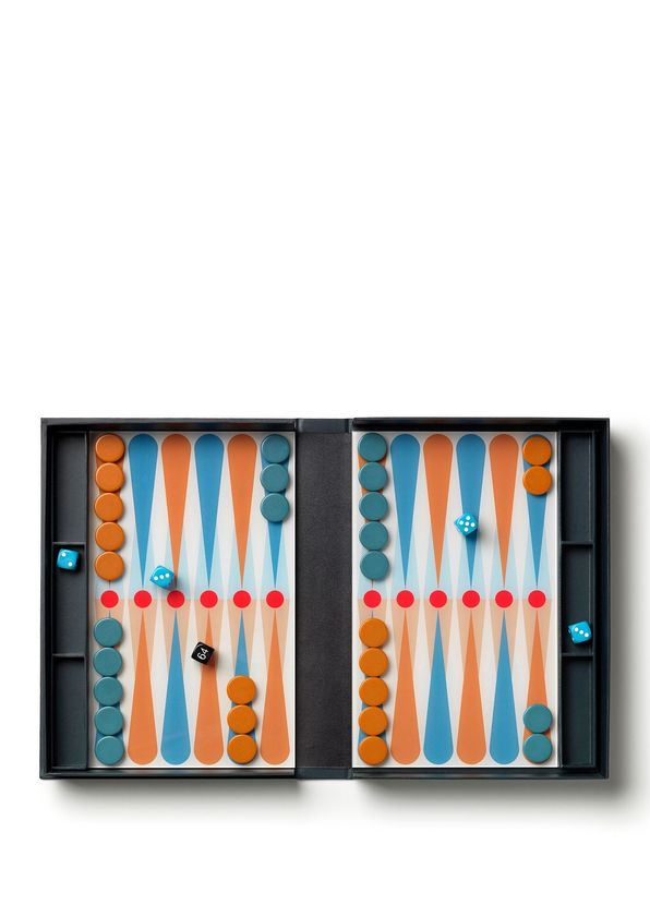 Printworks - Classic Anthracite Wooden Backgammon Set