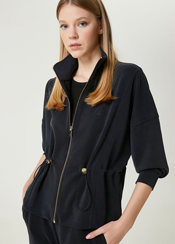 Beymen Club Black Zippered Sweatshirt - 2