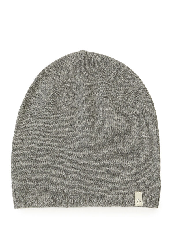 Beymen Club Grey Women's Cashmere Blend Wool Beanie - 1