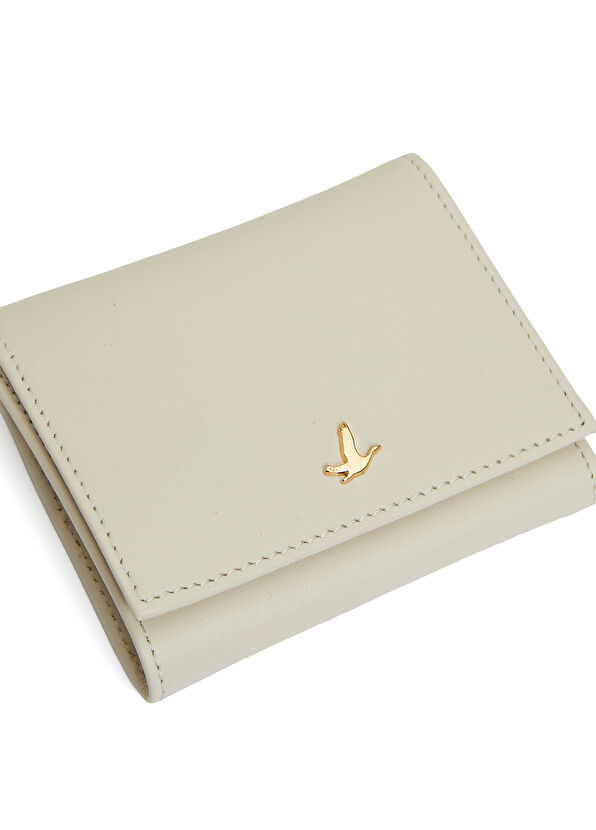 Beymen Club Beige Womens Leather Wallet - 4