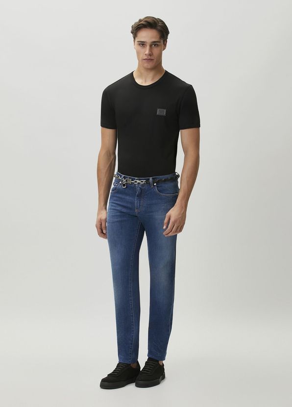 Dolce&Gabbana Black Logo Detailed T-Shirt - 2