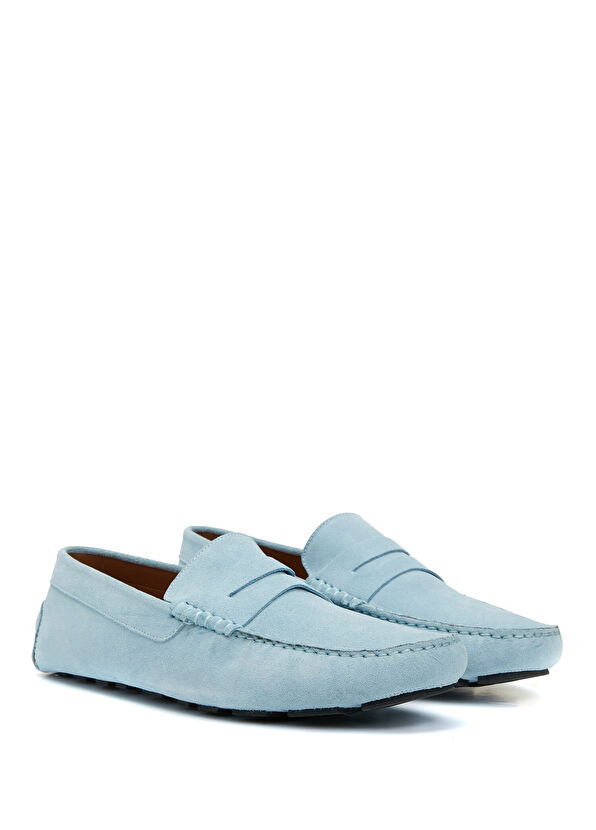 Beymen Club Açık Mavi Erkek Deri Loafer - 2